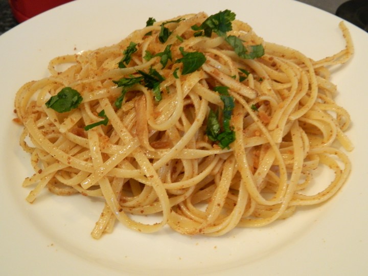 linguine alla bottarga_pasta dish_sardinian recipe