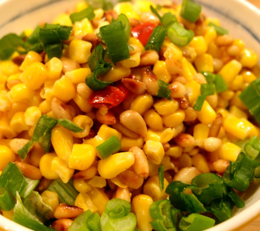 Corn_and_Pine_Nuts_Stirfry_Song_Re_Yu_Mi