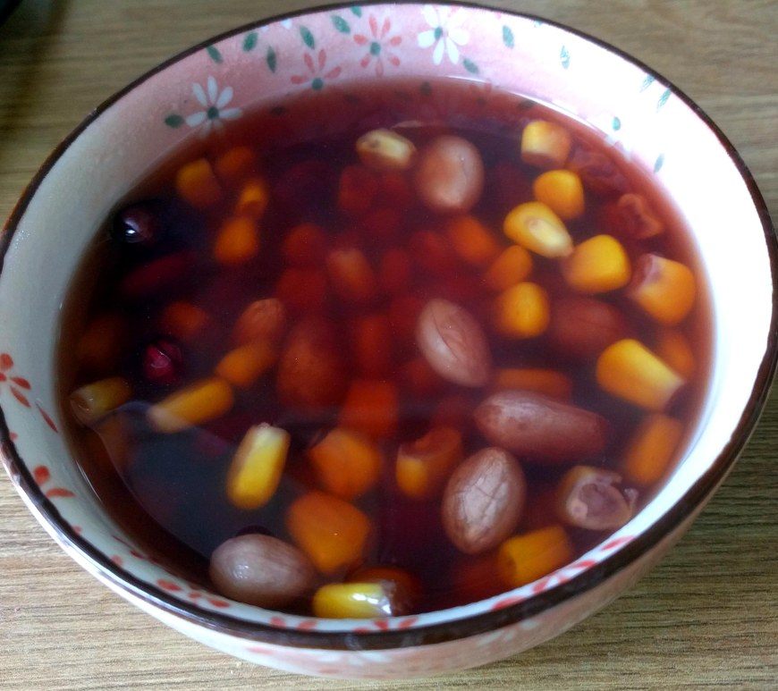 Corn and red kidney beans